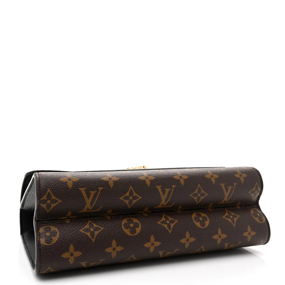 Victoire MM Super Clone Black Monogram Canvas Shoulder Handbag - Image 8