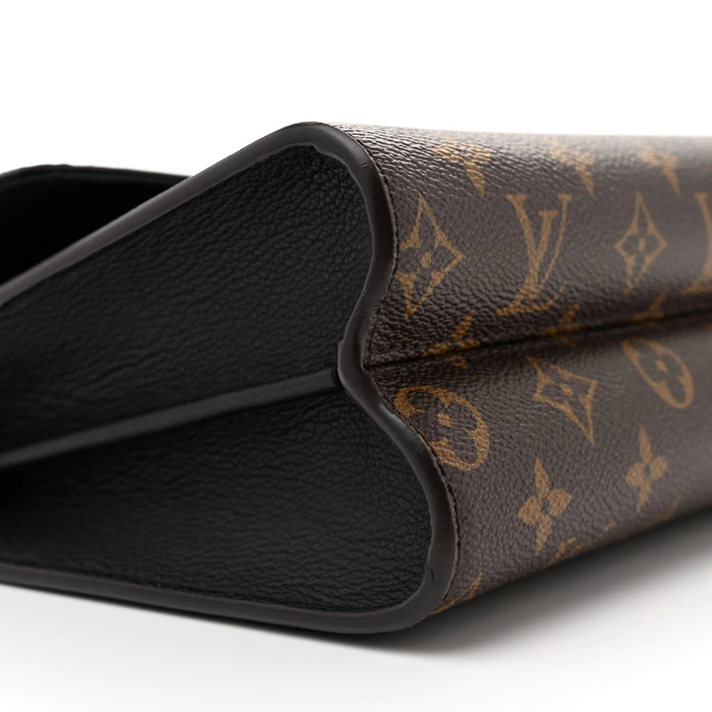 Victoire MM Super Clone Black Monogram Canvas Shoulder Handbag - Image 3