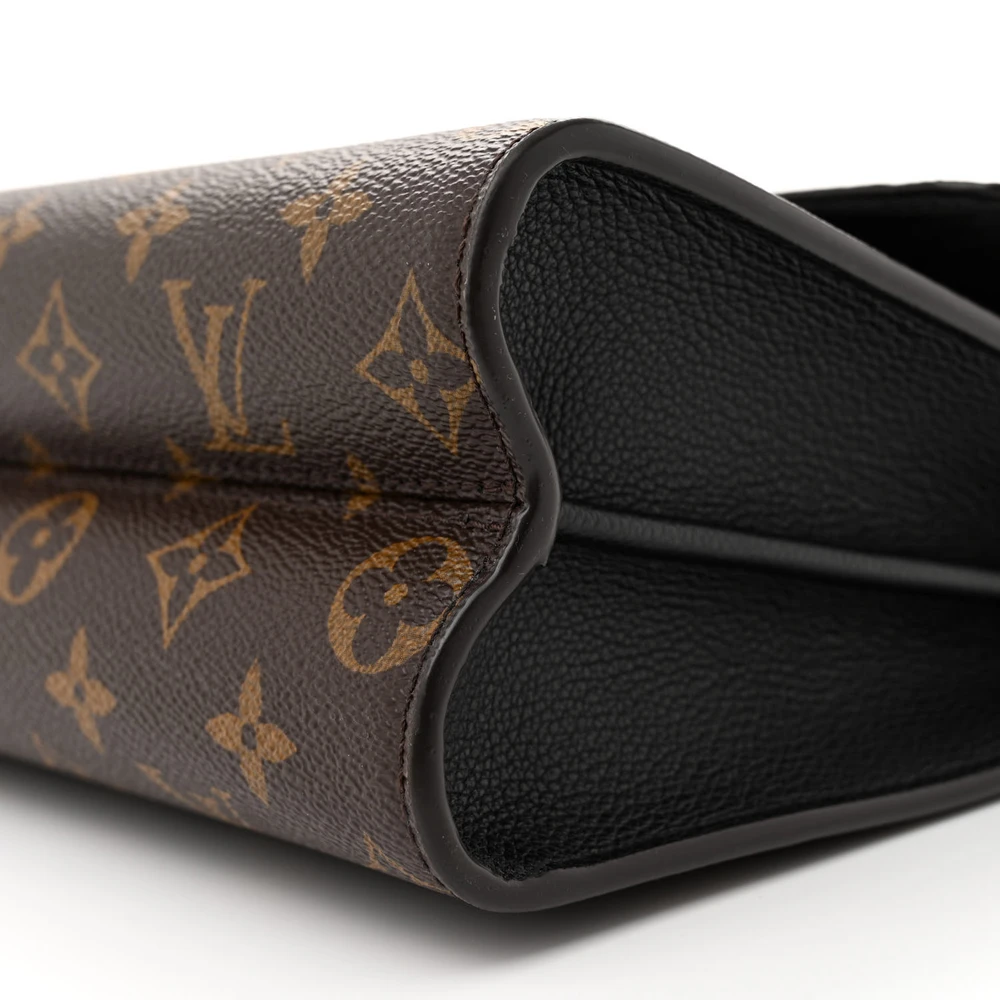 Victoire MM Super Clone Black Monogram Canvas Shoulder Handbag - Image 2