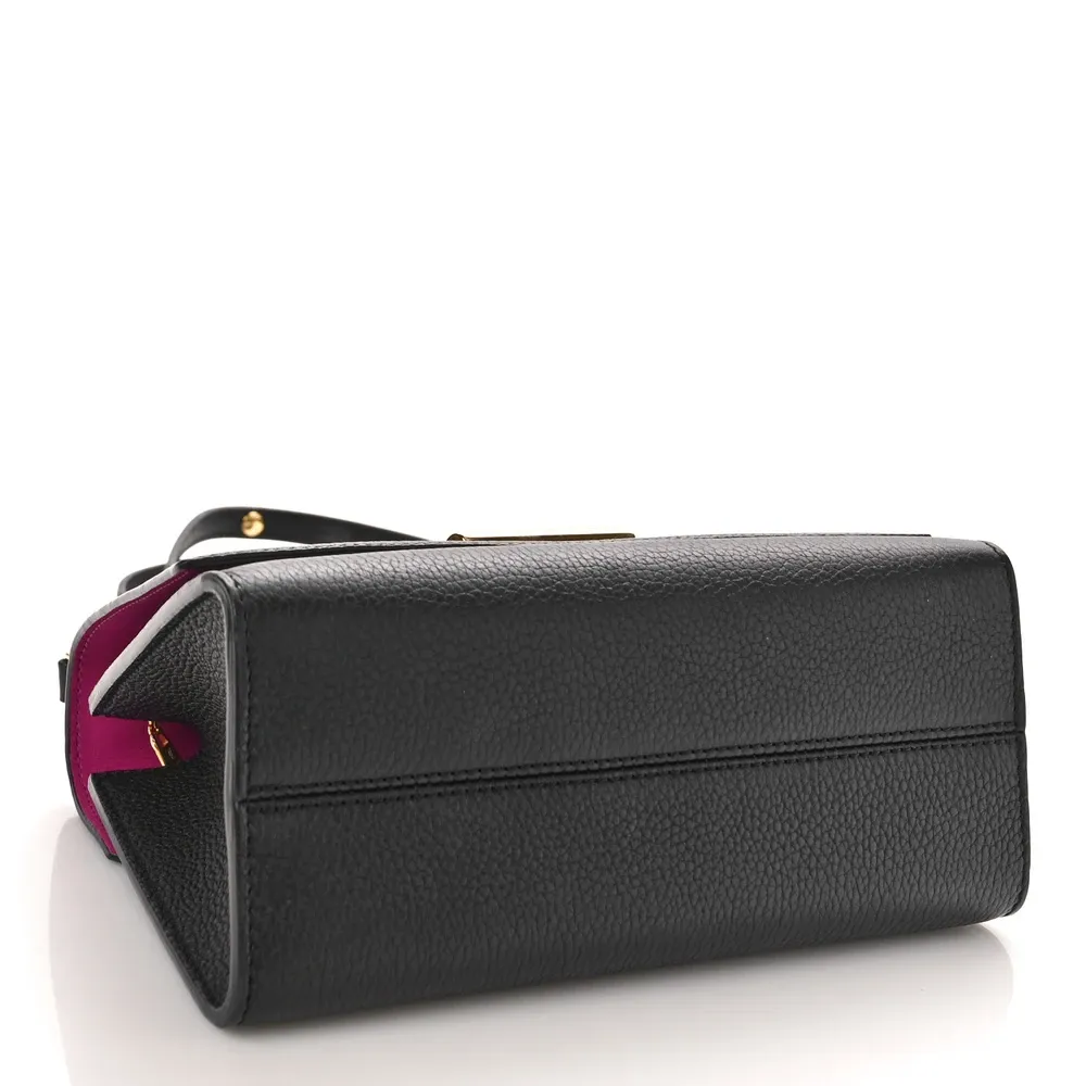 Capucines BB Super Clone Black Taurillon Leather Structured Handbag - Image 7