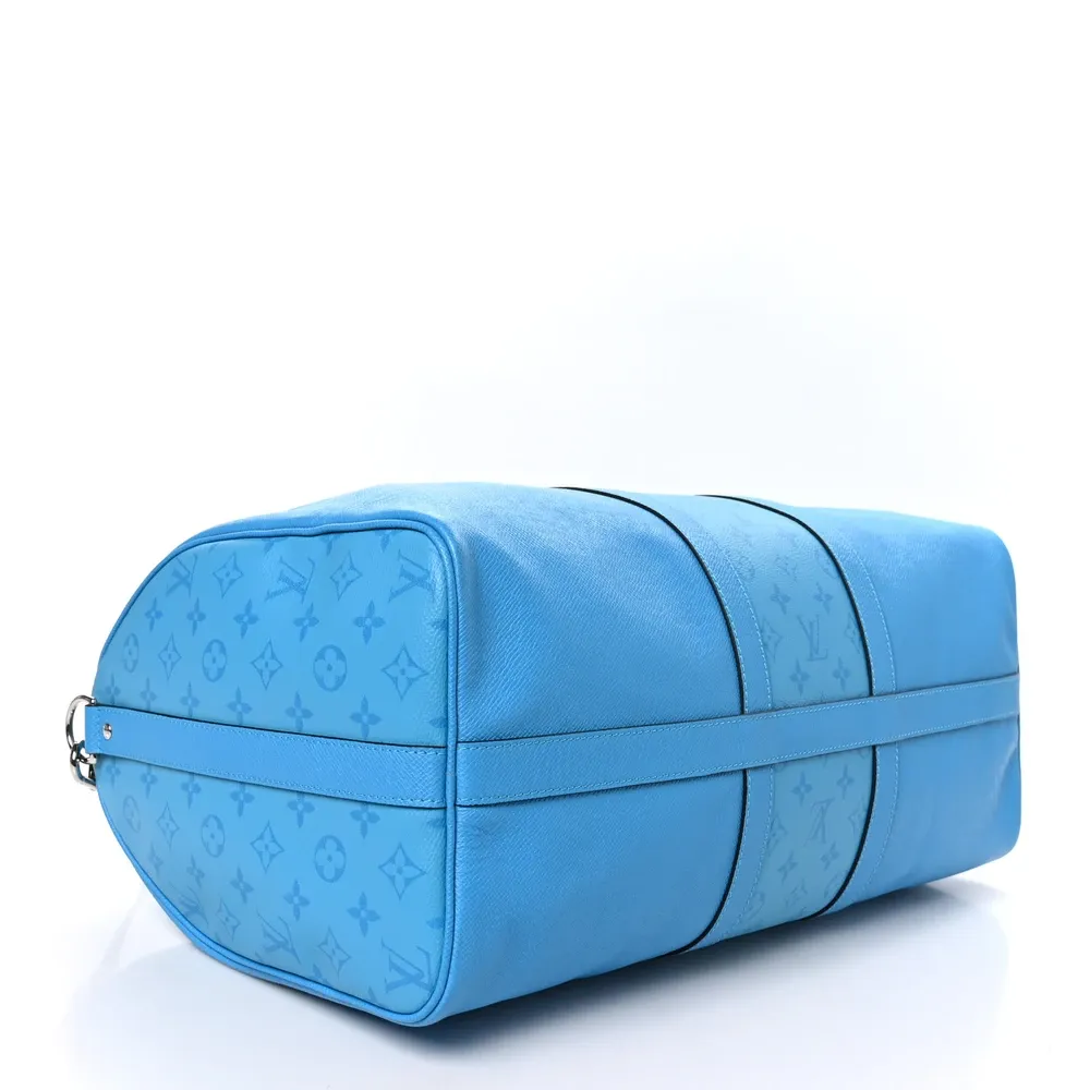 Keepall 50 1:1 Replica Taiga Leather Monogram Travel Duffle Bag - Image 2