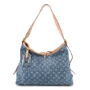 CarryAll MM Super Clone Blue Monogram Denim Canvas Everyday Tote Bag