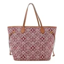 Neverfull MM  Super Clone Bordeaux Jacquard Monogram Shoulder Bag Pochette