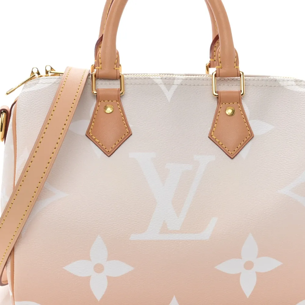 Speedy Bandoulière 25 1:1 Replica Monogram Canvas Pastel Summer Tote - Image 6