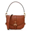 Saumur BB  Super Clone Cognac Monogram Canvas Crossbody Brass Hardware