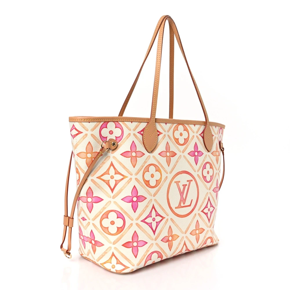 Neverfull MM 1:1 Replica Monogram Giant By The Pool 2.0 Canvas Gold Hardware Tote Bag - Image 8
