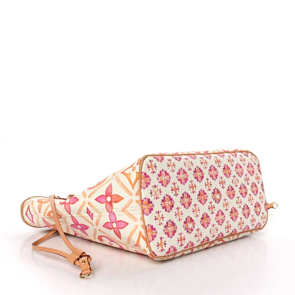 Neverfull MM 1:1 Replica Monogram Giant By The Pool 2.0 Canvas Gold Hardware Tote Bag - Image 7