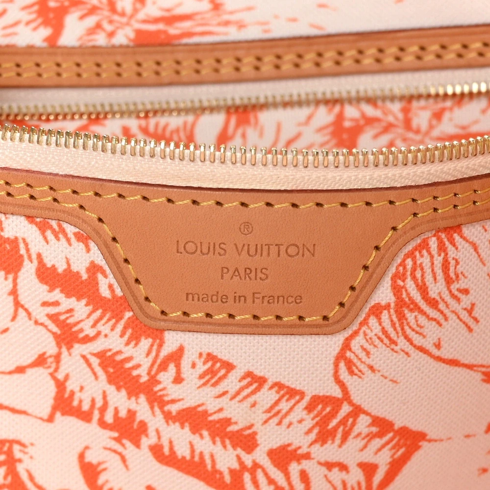 Neverfull MM 1:1 Replica Monogram Giant By The Pool 2.0 Canvas Gold Hardware Tote Bag - Image 4
