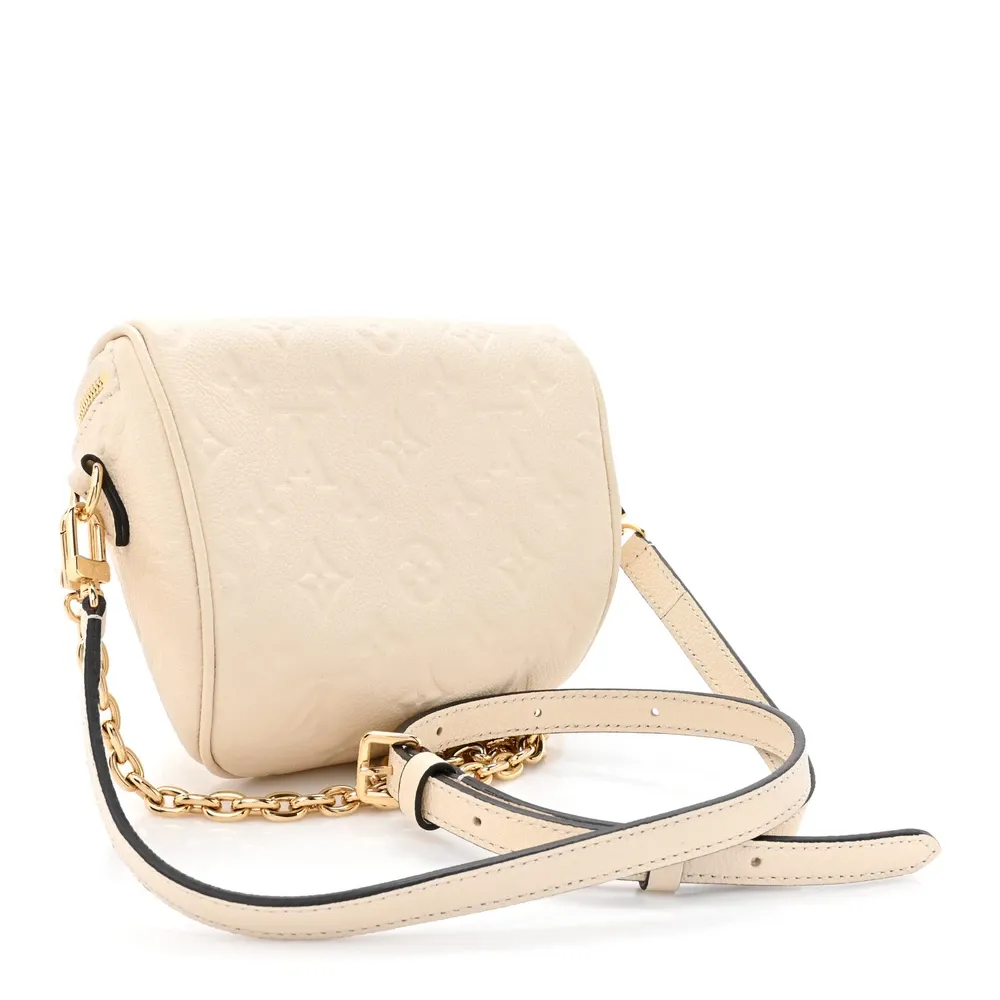 Mini Bumbag 1:1 Replica Cream Empreinte Leather Everyday Crossbody Bag - Image 5