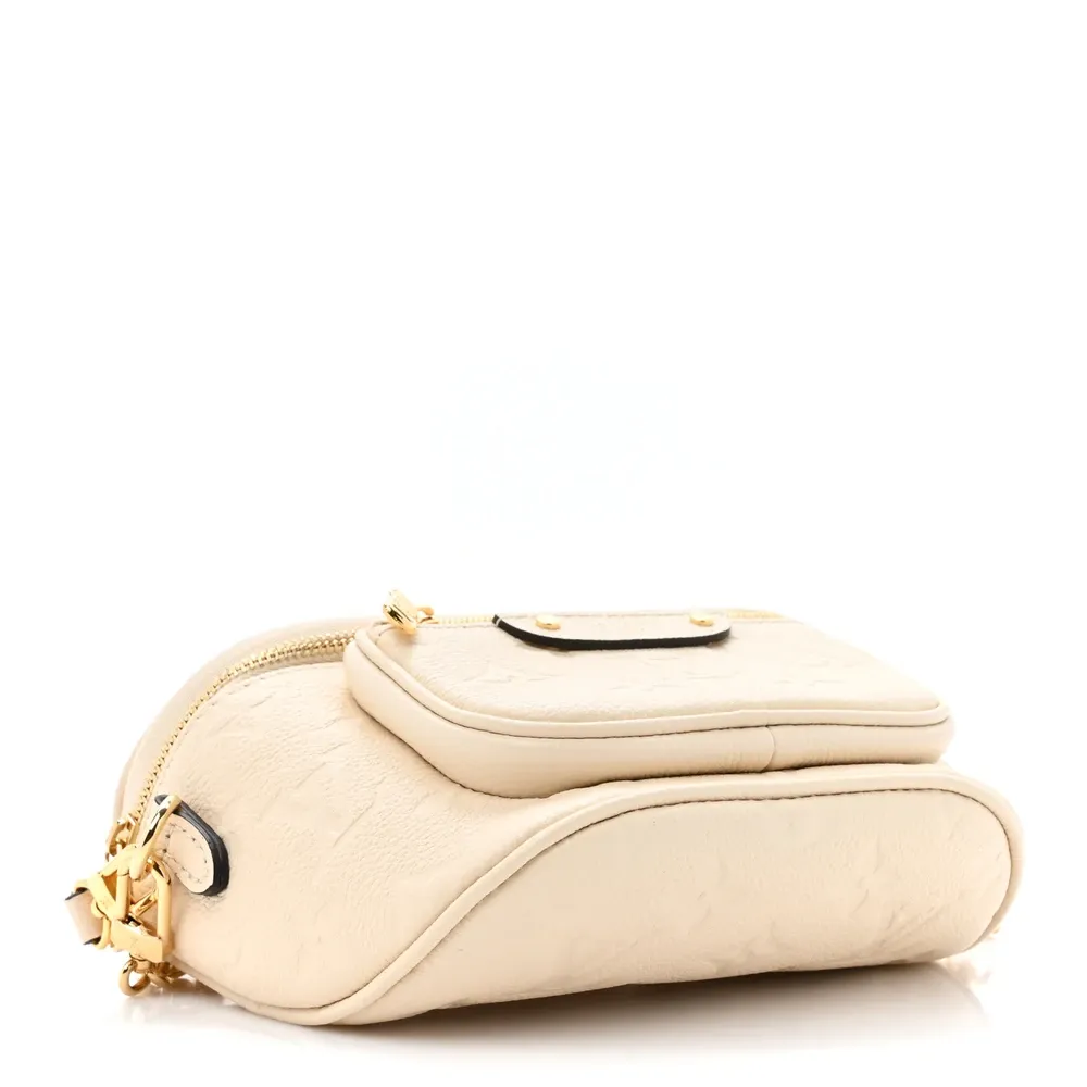 Mini Bumbag 1:1 Replica Cream Empreinte Leather Everyday Crossbody Bag - Image 2