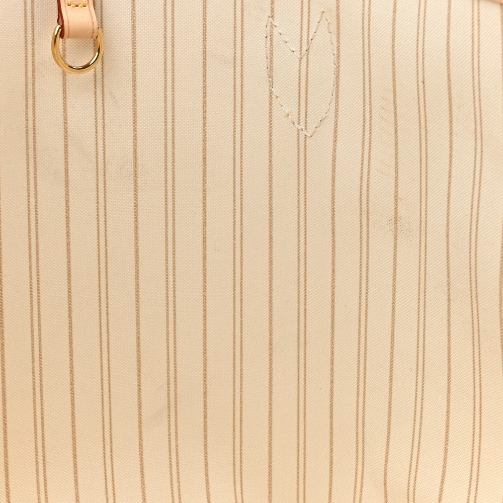 Neo Neverfull GM Super Clone Damier Azur Canvas Beige Interior Gold Hardware Tote Handbag - Image 5