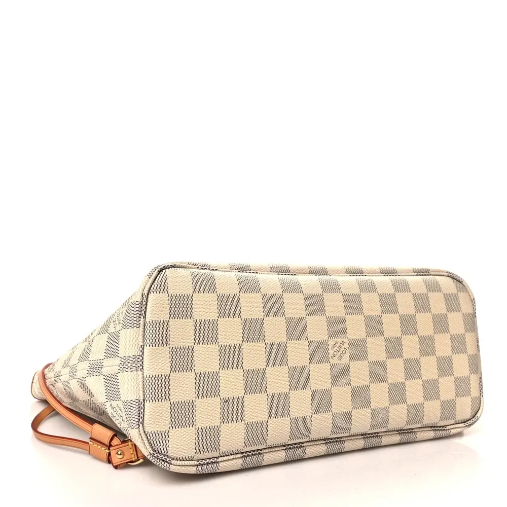 Neverfull PM 1:1 Replica Damier Azur Checkered Canvas Shoulder Bag - Image 7