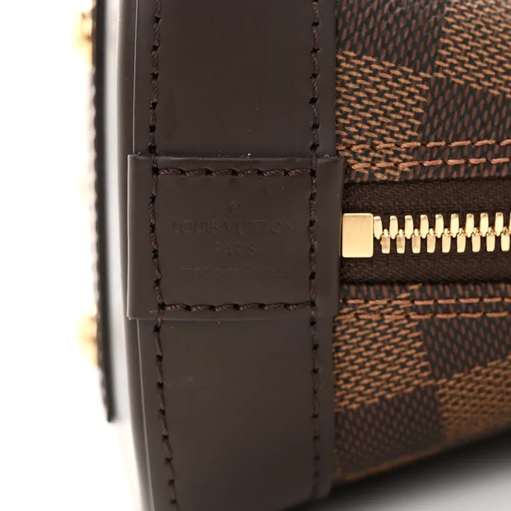 Alma BB Superclone Top Handle Crossbody Handbag Brass Hardware - Image 4