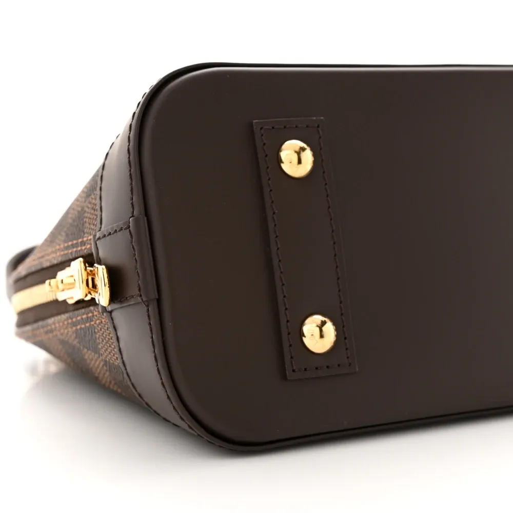 Alma BB Superclone Top Handle Crossbody Handbag Brass Hardware - Image 3