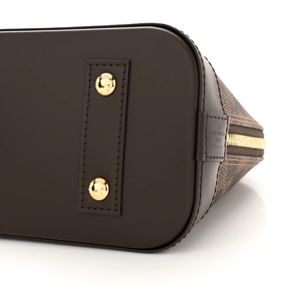 Alma BB Superclone Top Handle Crossbody Handbag Brass Hardware - Image 2