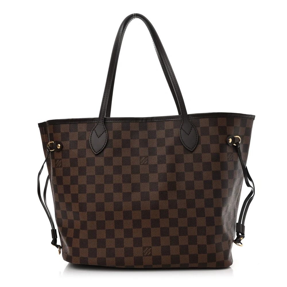 Neo Neverfull MM Super Clone Rose Ballerine Damier Ebene Canvas ToteBag