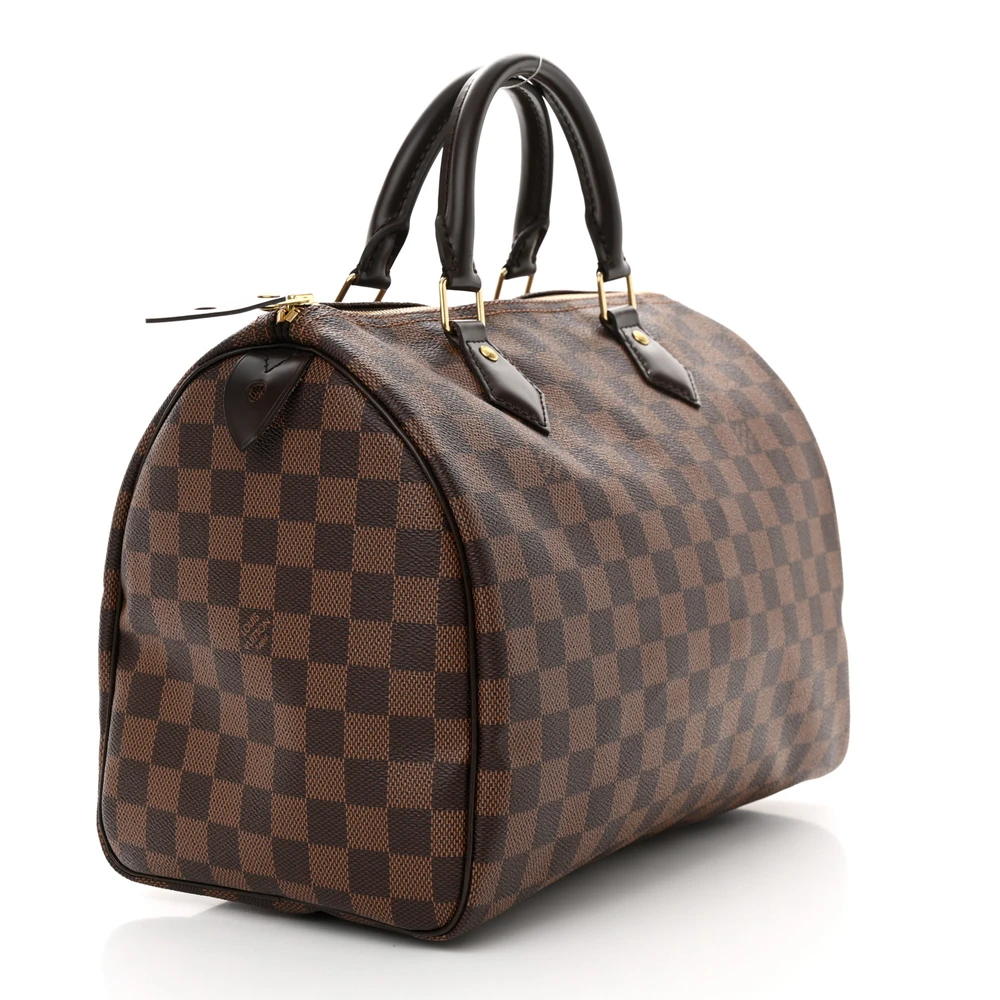 Louis Vuitton Dupe Speedy 30 Damier Ebene Handbag - Image 7