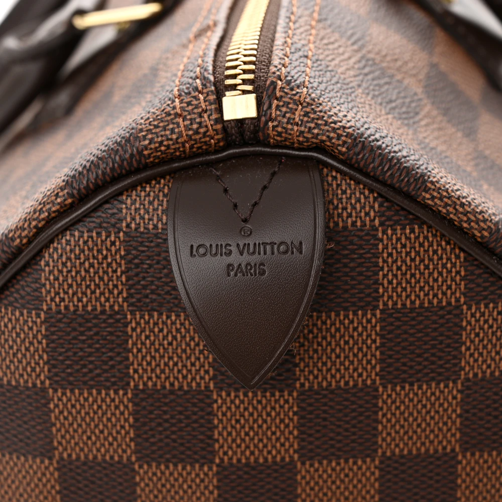 Louis Vuitton Dupe Speedy 30 Damier Ebene Handbag - Image 2