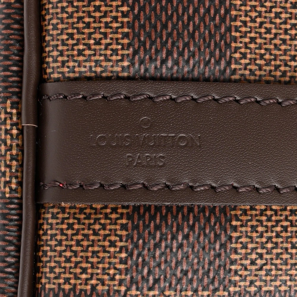 Speedy Bandoulière 30 Super Clone Damier Ebene Canvas Gold Hardware HandBag - Image 4