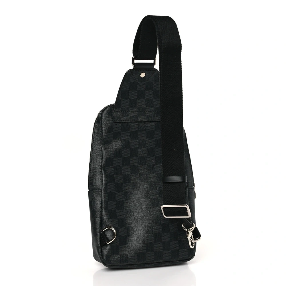 Avenue Sling Super Clone Damier Graphite Canvas Urban Crossbody Backpack - Image 7