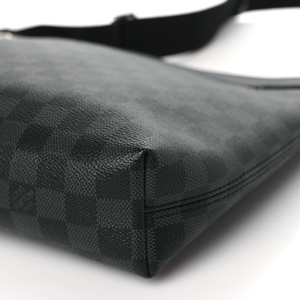 Mick PM 1:1 Replica Damier Graphite Canvas Silver Hardware Messenger Bag - Image 8