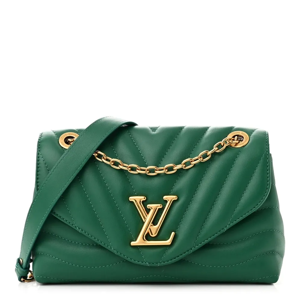 Coussin BB 1:1 Replica Emerald Green Quilted Leather Chain Crossbody