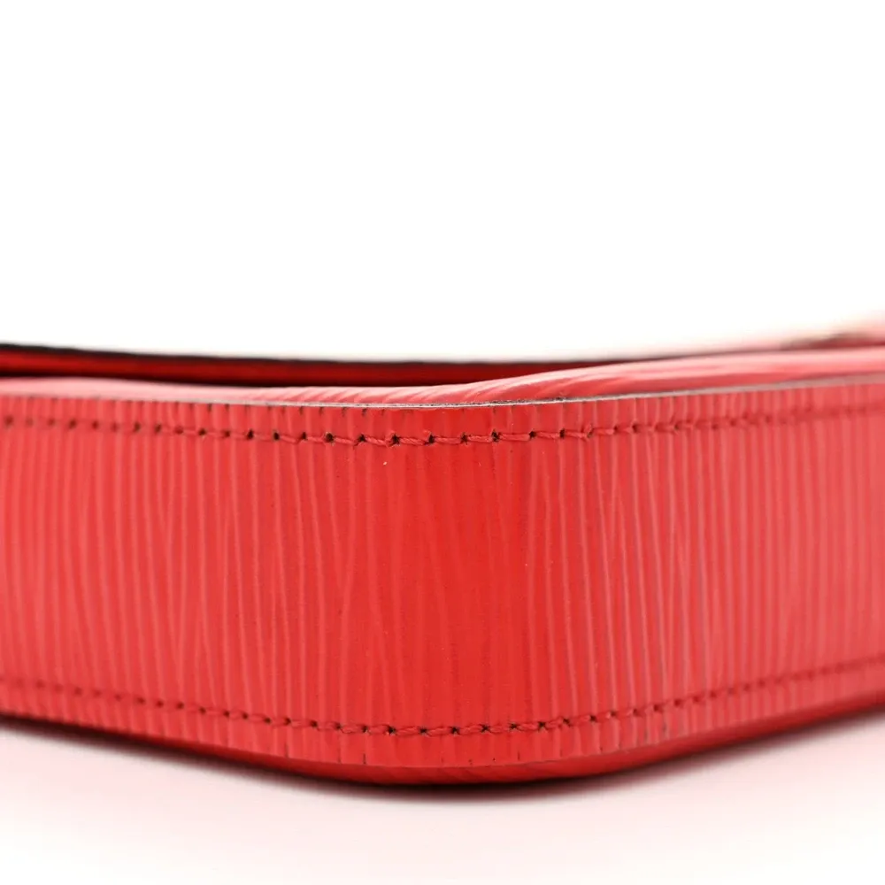 Félicie Pochette Super Clone Red Epi Leather Chain Wallet Crossbody - Image 3