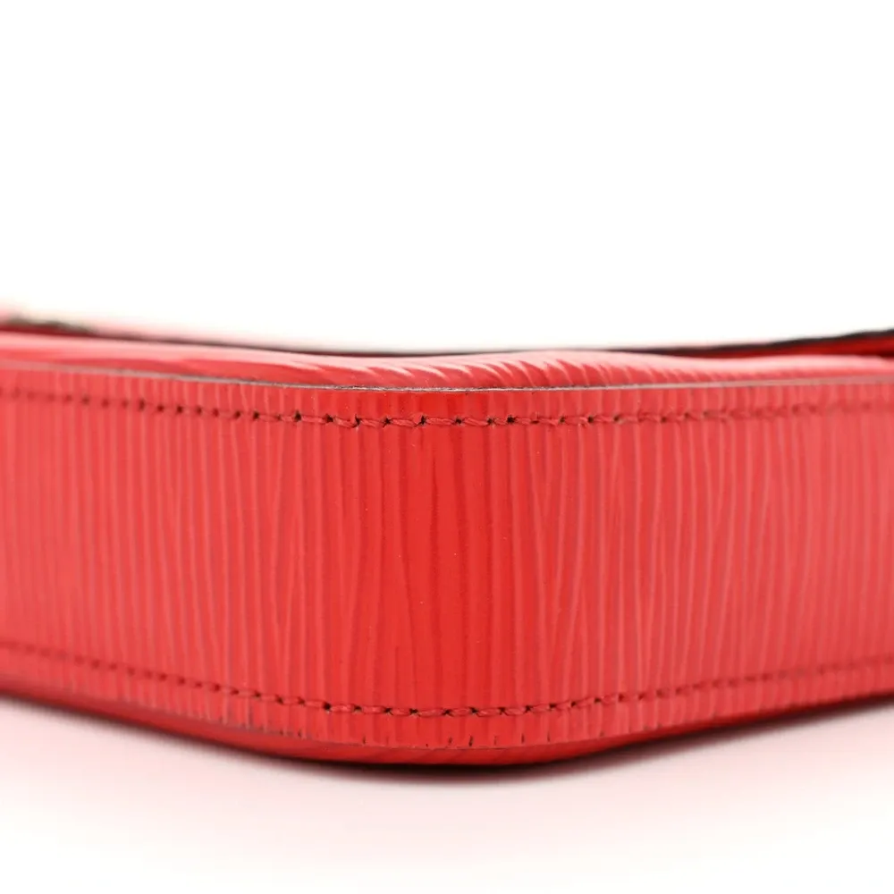 Félicie Pochette Super Clone Red Epi Leather Chain Wallet Crossbody - Image 2