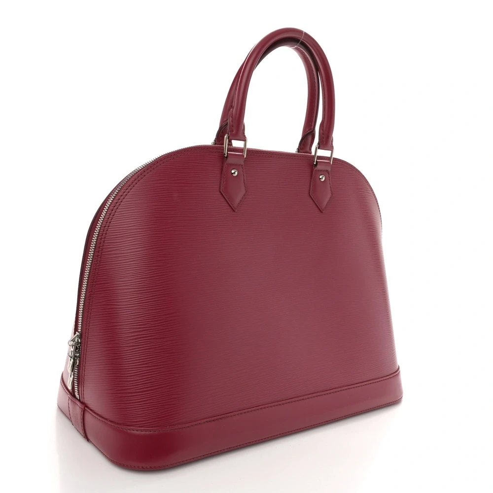 Alma GM 1:1 Replica Fuchsia Epi Leather Structured Shoulder Bag - Image 7