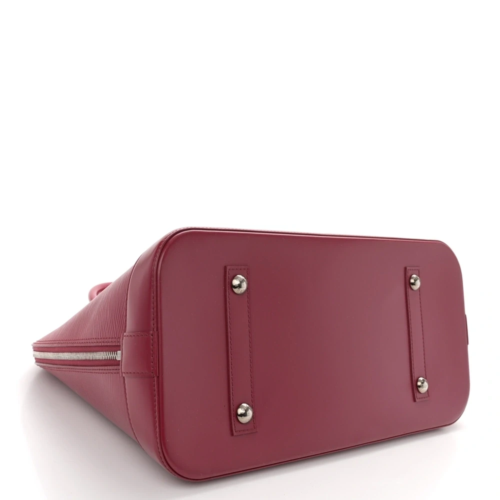 Alma GM 1:1 Replica Fuchsia Epi Leather Structured Shoulder Bag - Image 6