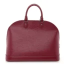 Alma GM 1:1 Replica Fuchsia Epi Leather Structured Shoulder Bag