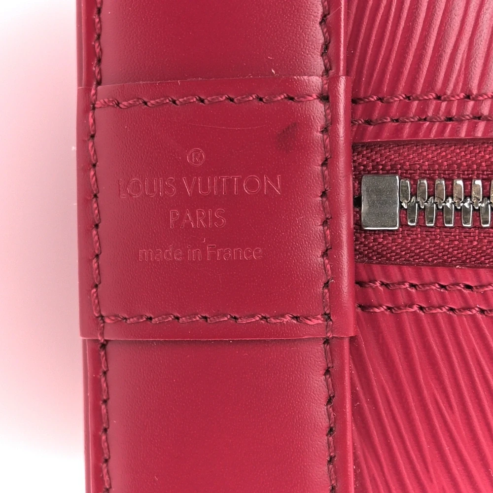 Alma GM 1:1 Replica Fuchsia Epi Leather Structured Shoulder Bag - Image 3