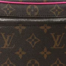 Nice Mini Super Clone Monogram Macassar Canvas Fuchsia Interior Travel Case