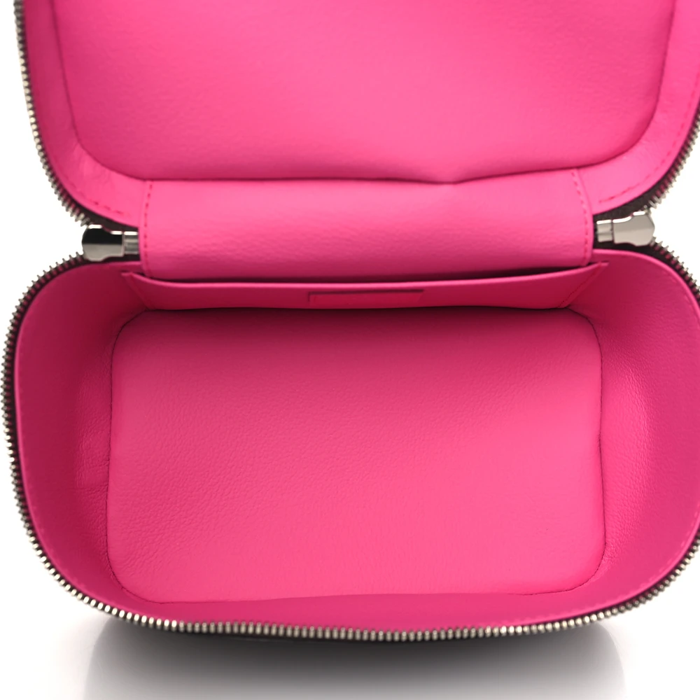 Nice Mini Super Clone Monogram Macassar Canvas Fuchsia Interior Travel Case - Image 4