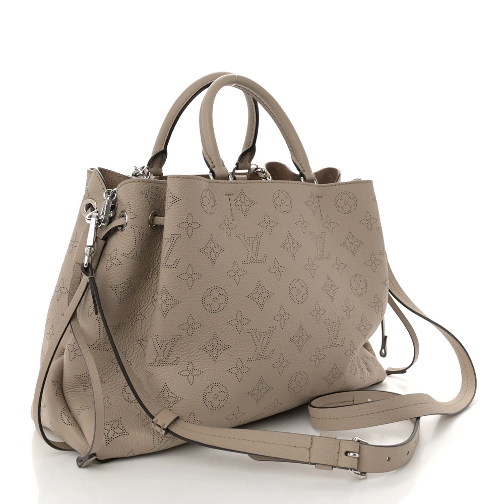 Bella Tote Super Clone Galet Mahina Leather Perforated Silver Hardware - Image 8