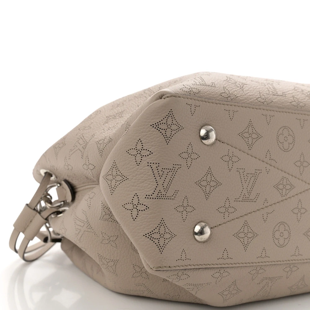 Bella Tote Super Clone Galet Mahina Leather Perforated Silver Hardware - Image 3