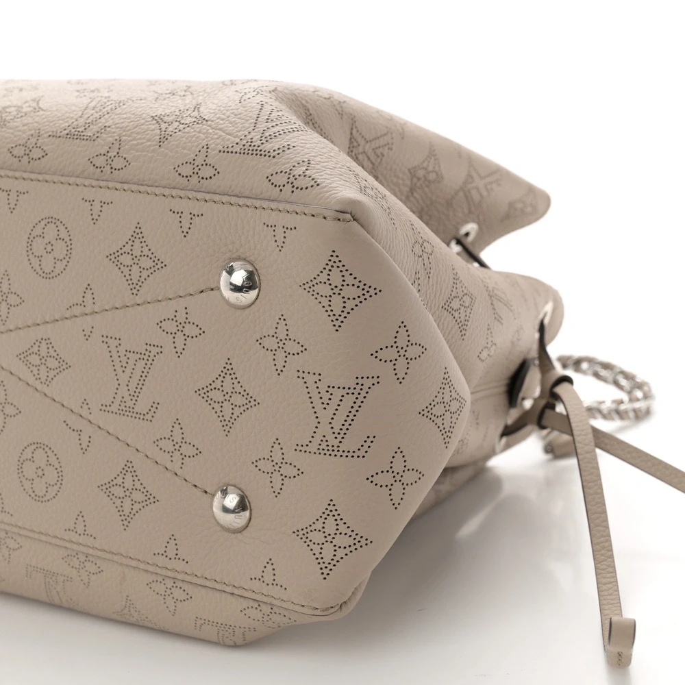 Bella Tote Super Clone Galet Mahina Leather Perforated Silver Hardware - Image 2