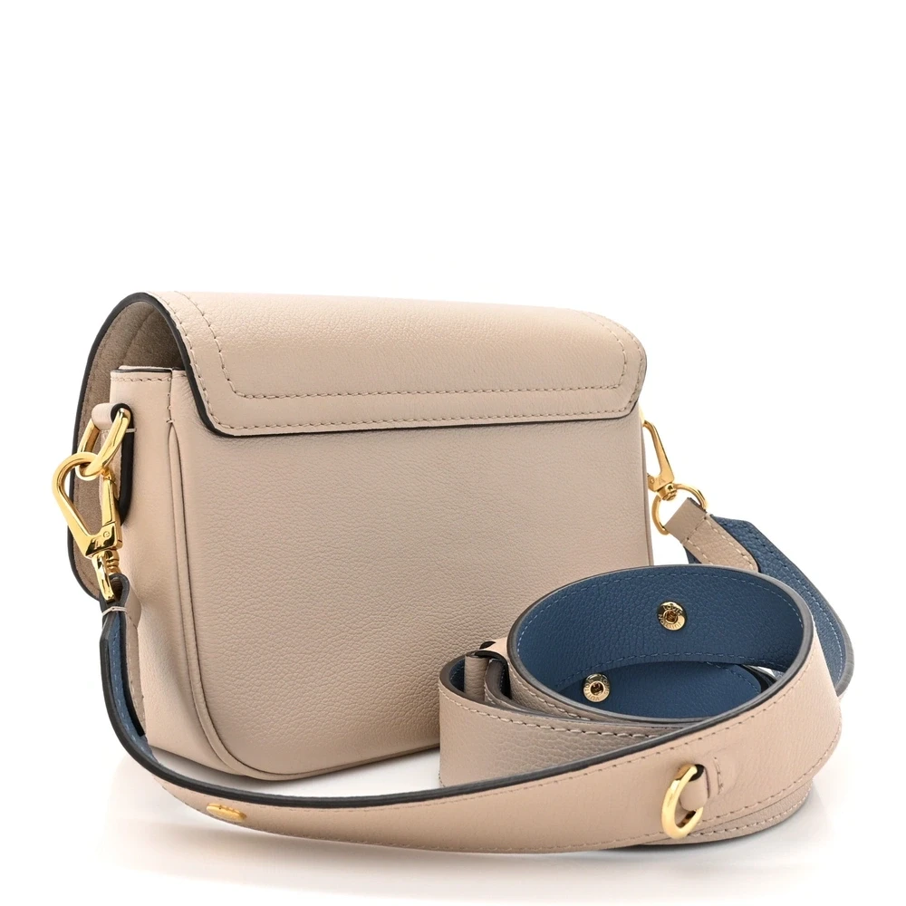 Lockme Tender Super Clone Grained Calfskin Leather Gold Hardware HandBag - Image 8