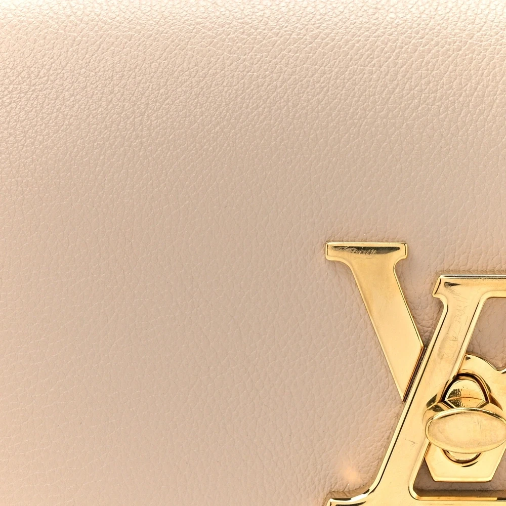 Lockme Tender Super Clone Grained Calfskin Leather Gold Hardware HandBag - Image 6