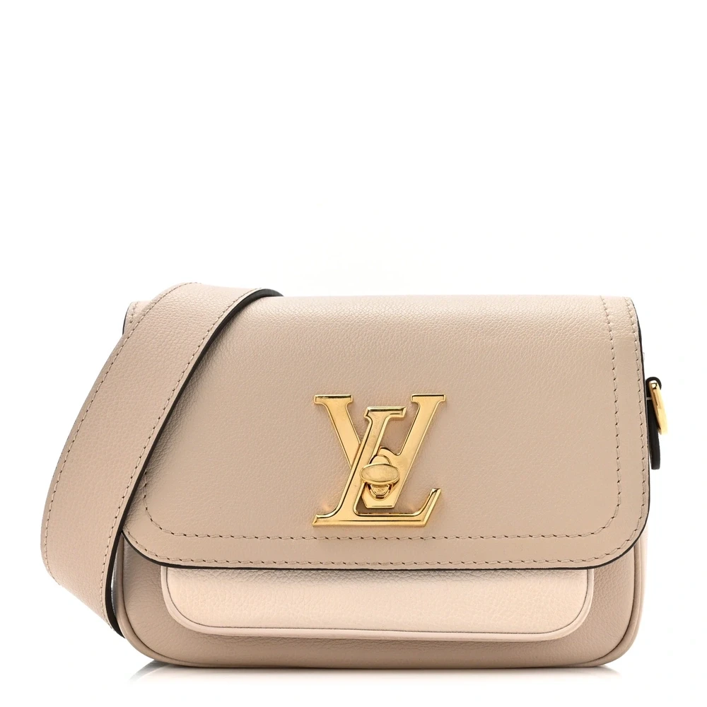 Lockme Tender Super Clone Grained Calfskin Leather Gold Hardware HandBag