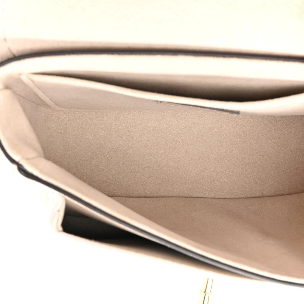 Lockme Tender Super Clone Grained Calfskin Leather Gold Hardware HandBag - Image 5