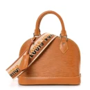 Alma BB Super Clone Honey Gold Epi Leather Structured Crossbody Bag