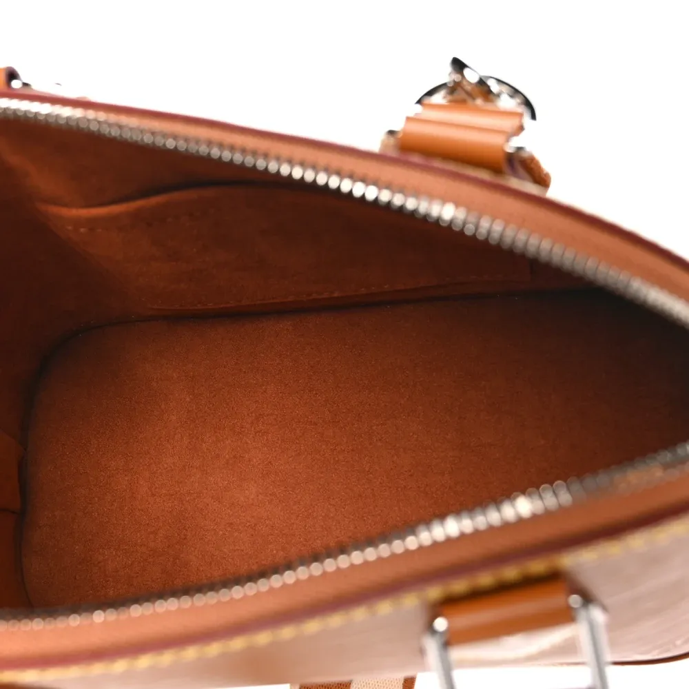 Alma BB Super Clone Honey Gold Epi Leather Structured Crossbody Bag - Image 5