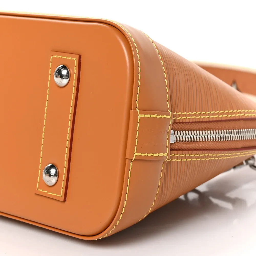 Alma BB Super Clone Honey Gold Epi Leather Structured Crossbody Bag - Image 2