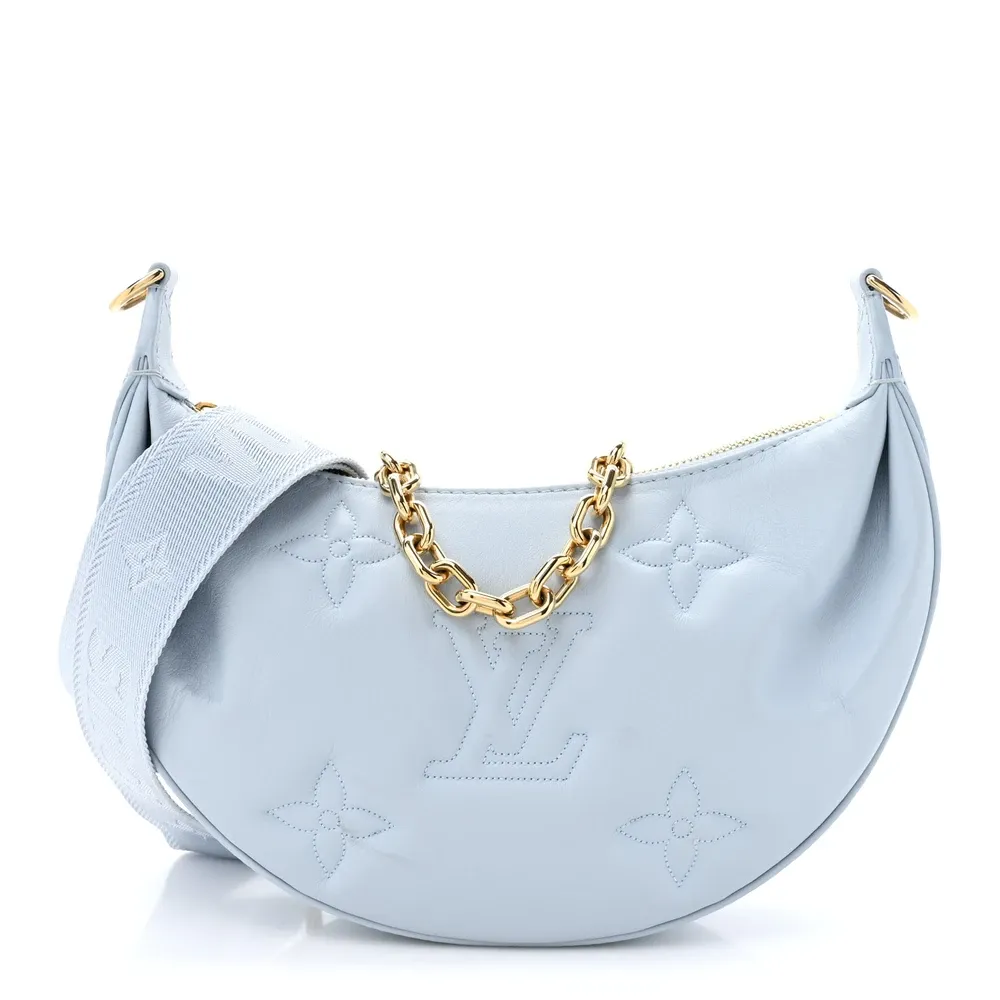 Over The Moon PM Super Clone Moon Shape Bag Gold Hardware Detail