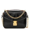Mini Pochette Metis 1:1 Replica Marine Shiny Epi Leather Reverse Monogram Canvas Gold Hardware Bag