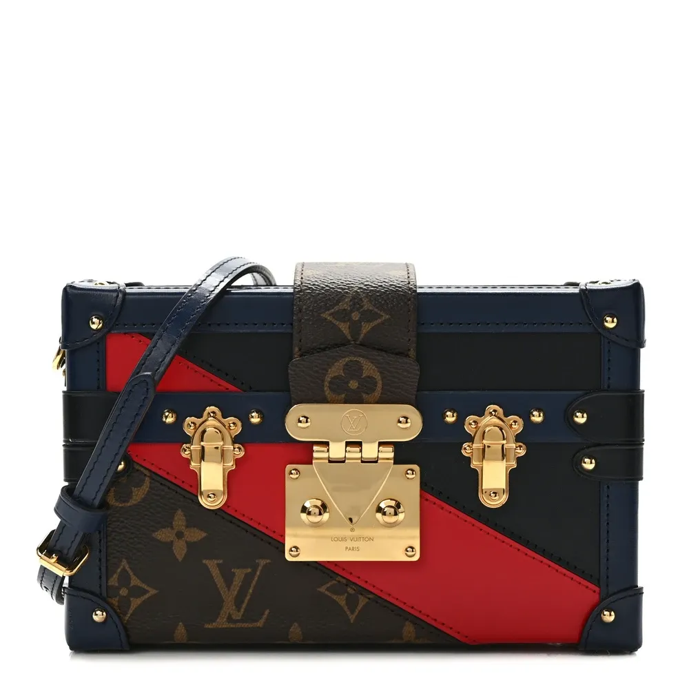 Twist MM 1:1 Replica Louis Vuitton  Malletage Quilted Leather Brass Hardware Bag