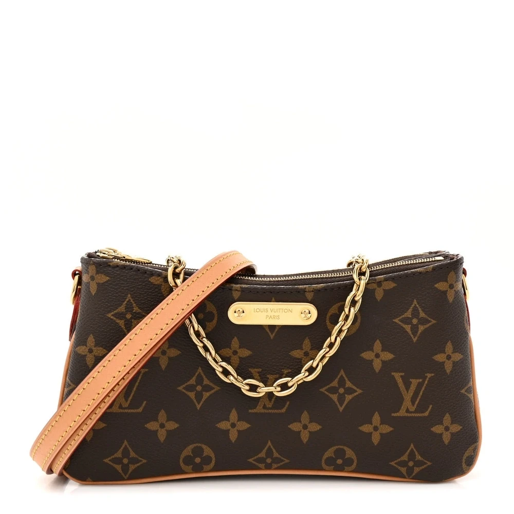 Liv Pochette 1:1 replica Monogram Canvas Gold Hardware Chain Strap Shoulder Bag