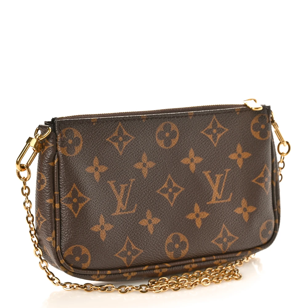Multi Pochette Accessories 1:1 Replica Monogram Canvas Mini Pochette Purse - Image 6