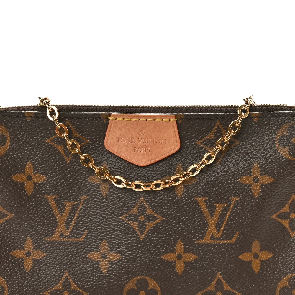 Multi Pochette Accessories 1:1 Replica Monogram Canvas Mini Pochette Purse - Image 4